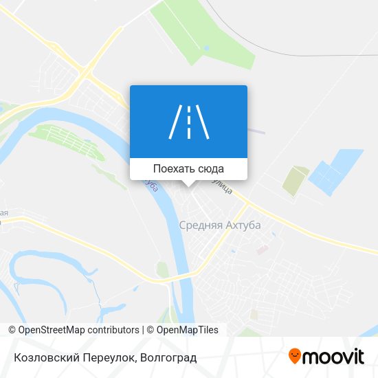 Карта Козловский Переулок