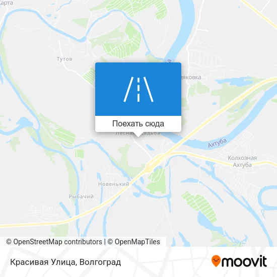 Карта Красивая Улица