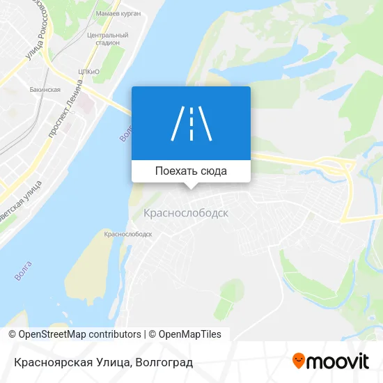 Карта Красноярская Улица
