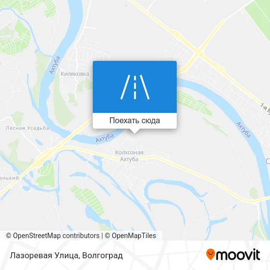 Карта Лазоревая Улица