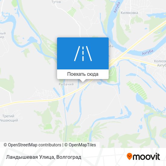 Карта Ландышевая Улица