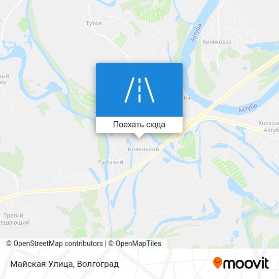 Карта Майская Улица