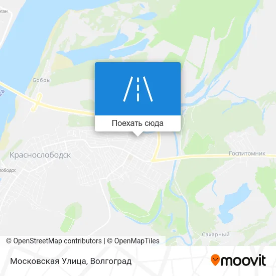 Карта Московская Улица