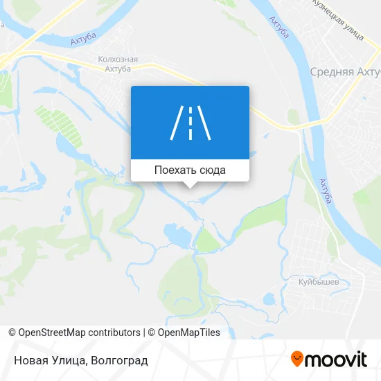 Карта Новая Улица