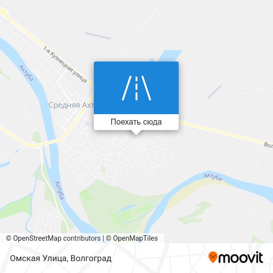 Карта Омская Улица