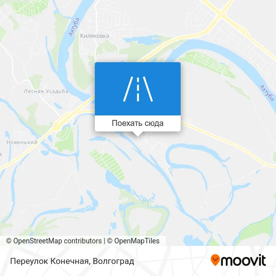 Карта Переулок Конечная
