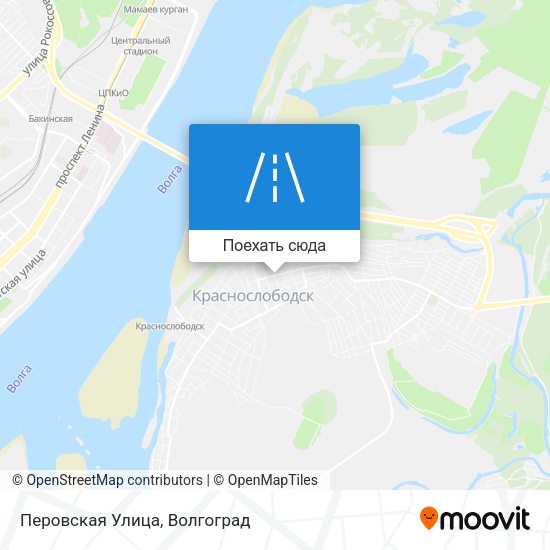 Карта Перовская Улица