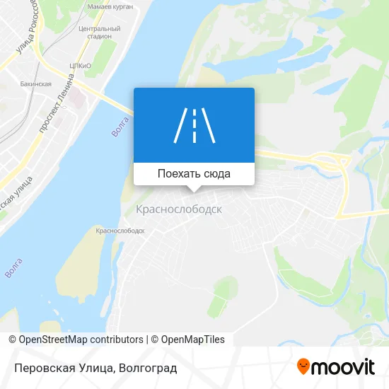 Карта Перовская Улица