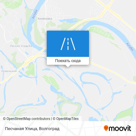 Карта Песчаная Улица