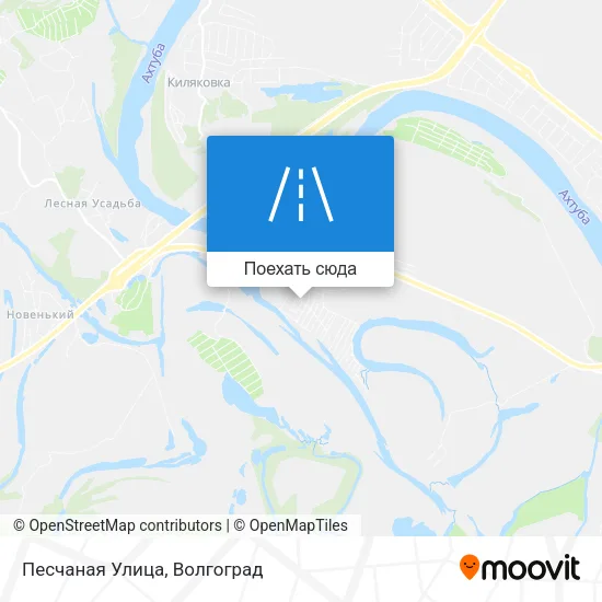 Карта Песчаная Улица