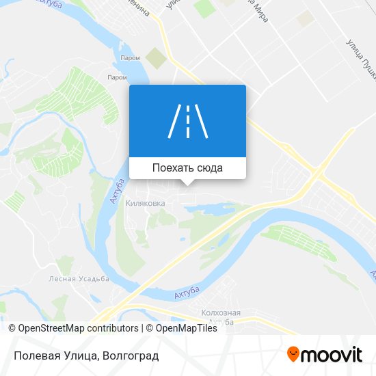 Карта Полевая Улица