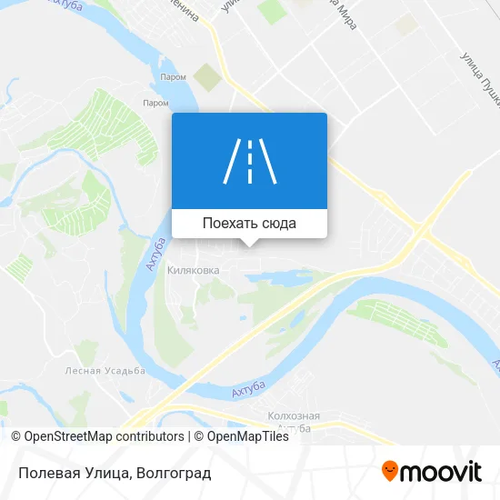 Карта Полевая Улица