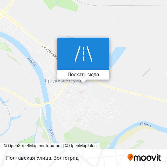 Карта Полтавская Улица