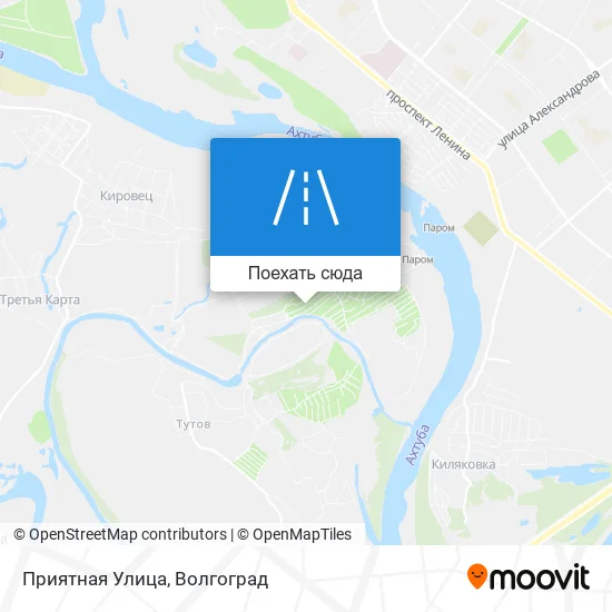 Карта Приятная Улица
