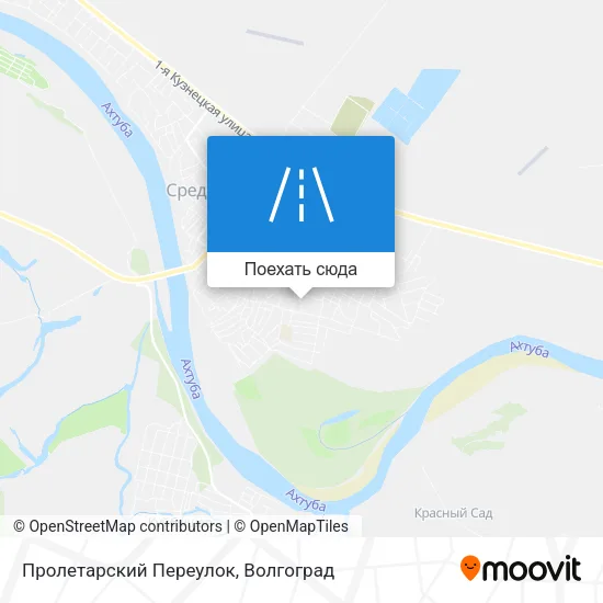 Карта Пролетарский Переулок