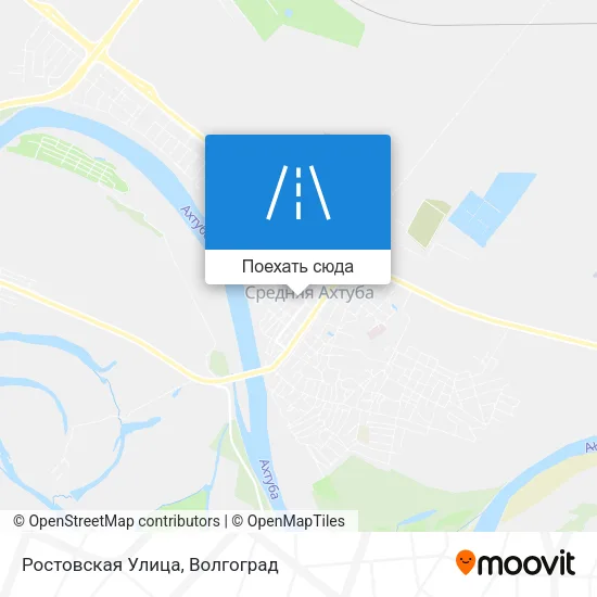 Карта Ростовская Улица