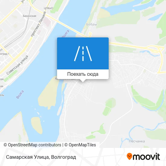 Карта Самарская Улица