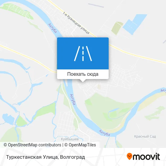 Карта Туркестанская Улица