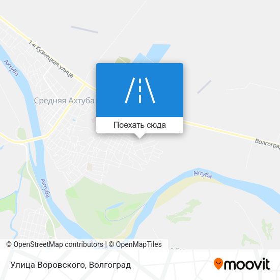 Карта Улица Воровского