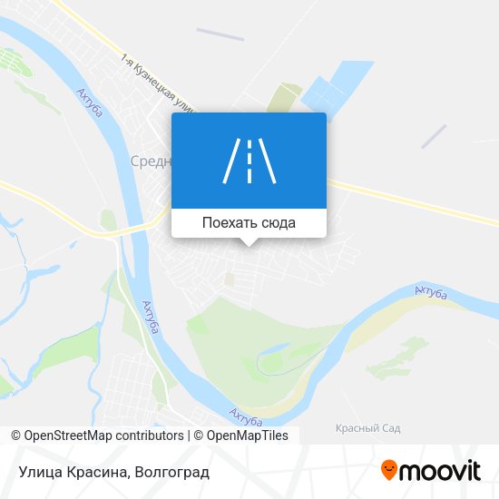 Карта Улица Красина