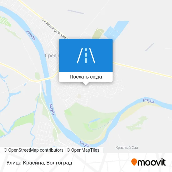 Карта Улица Красина