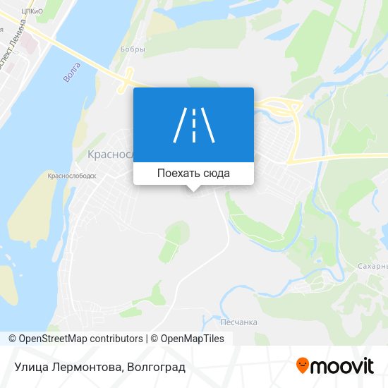 Карта Улица Лермонтова