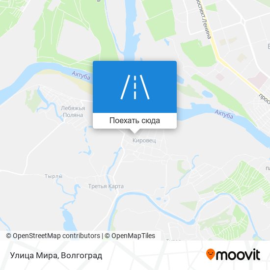 Карта Улица Мира