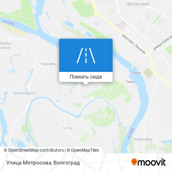 Карта Улица Мотросова
