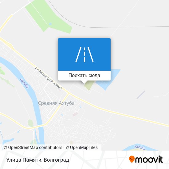Карта Улица Памяти