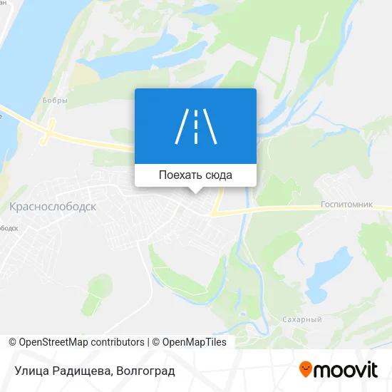 Карта Улица Радищева
