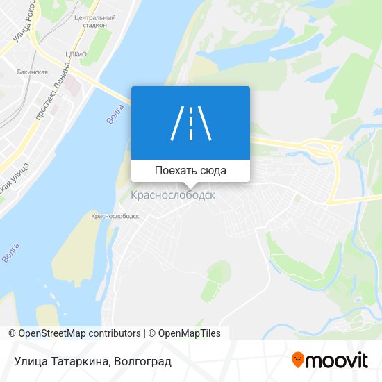 Карта Улица Татаркина