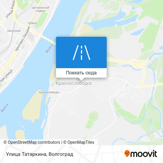 Карта Улица Татаркина