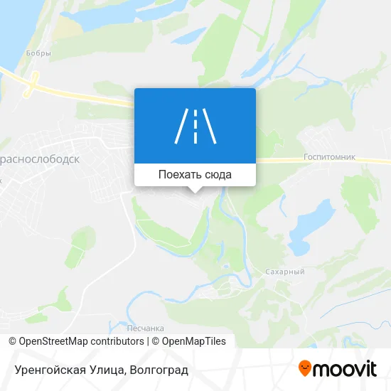 Карта Уренгойская Улица