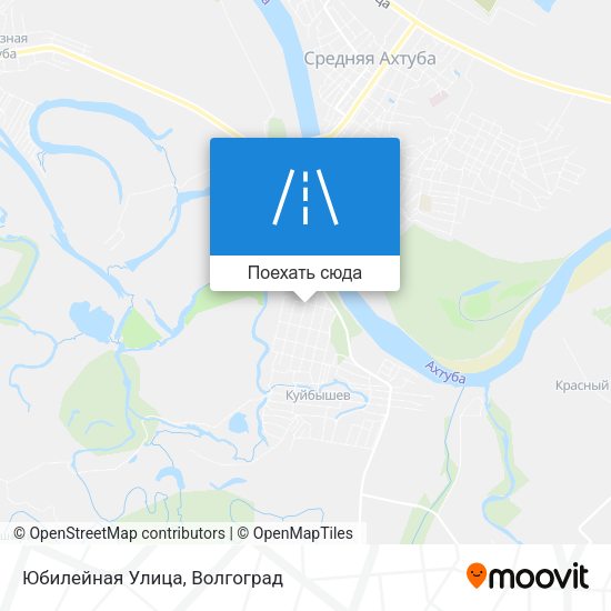Карта Юбилейная Улица