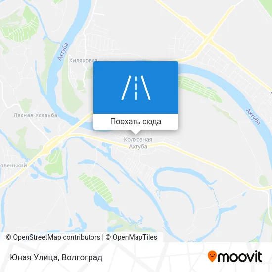 Карта Юная Улица