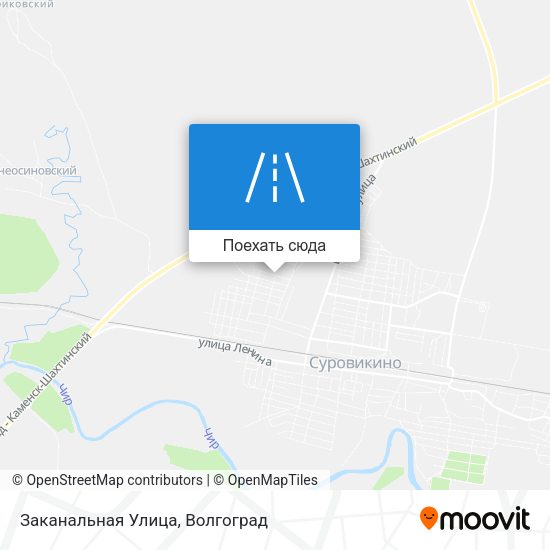 Карта Заканальная Улица