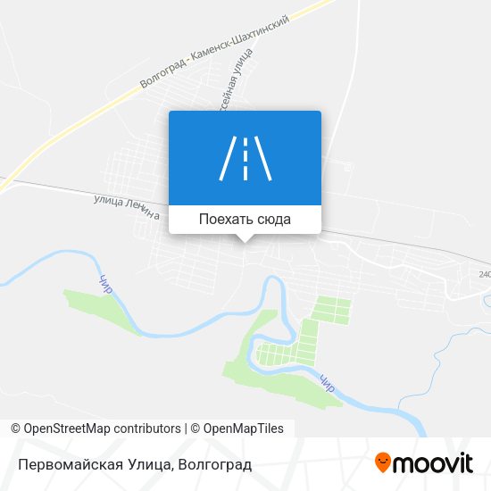 Карта Первомайская Улица