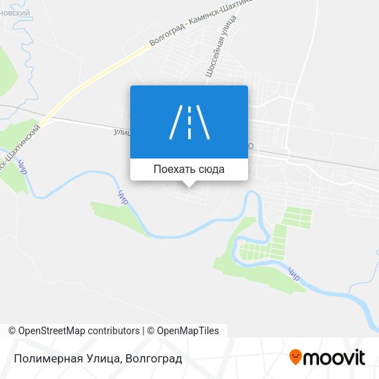 Карта Полимерная Улица