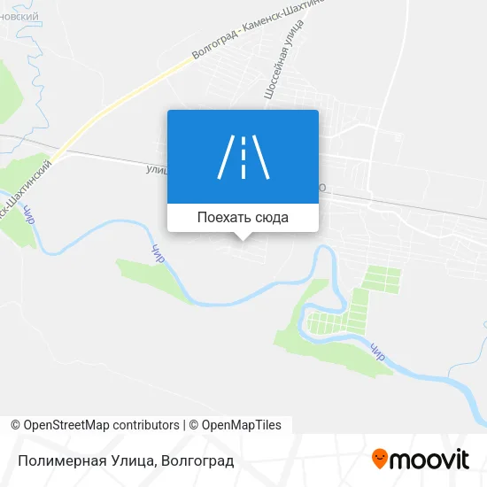 Карта Полимерная Улица