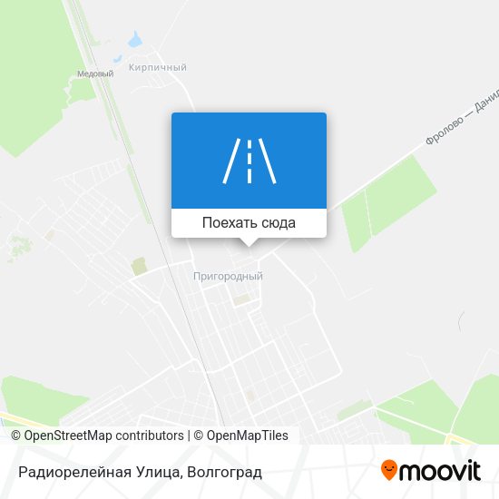 Карта Радиорелейная Улица