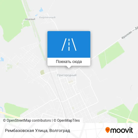 Карта Рембазовская Улица