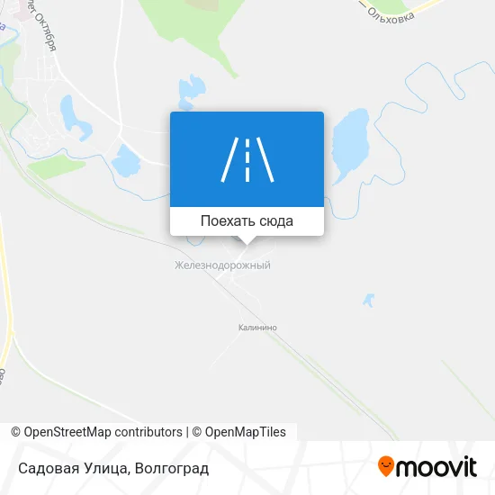 Карта Садовая Улица