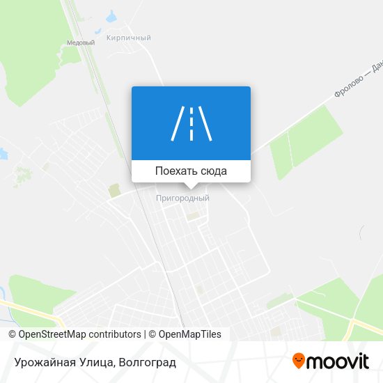 Карта Урожайная Улица