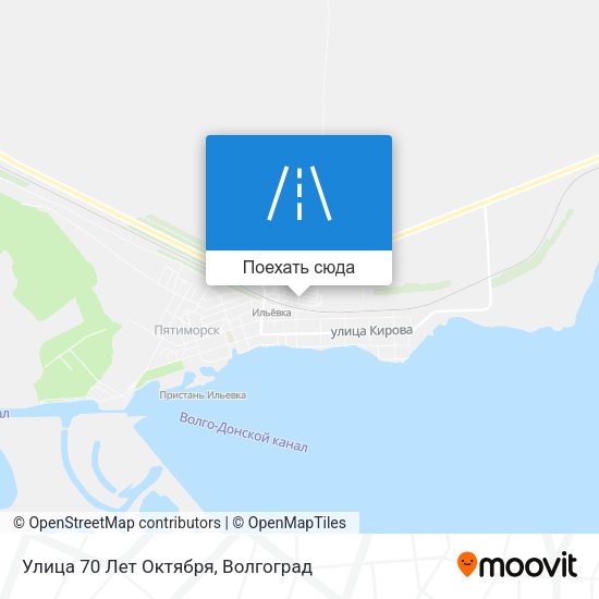 Карта Улица 70 Лет Октября