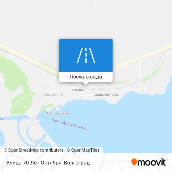 Карта Улица 70 Лет Октября