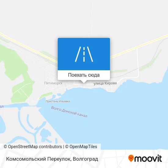 Карта Комсомольский Переулок