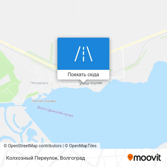 Карта Колхозный Переулок