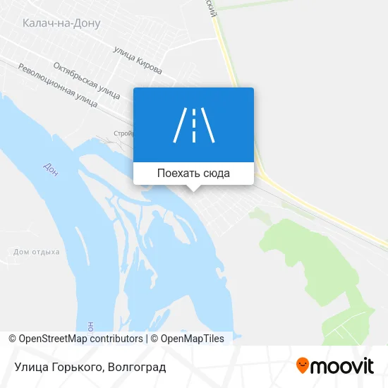 Карта Улица Горького