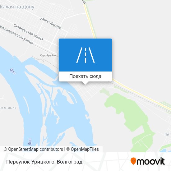 Карта Переулок Урицкого