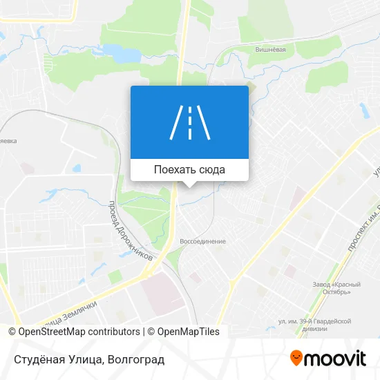 Карта Студёная Улица